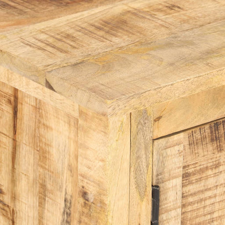 Sideboard 120X30X76 Cm Rough Mango Wood