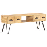 Tv Cabinet 120X35X45 Cm Solid Mango Wood