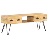 Tv Cabinet 120X35X45 Cm Solid Mango Wood