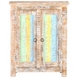 Sideboard 61X35X76 Cm Rough Acacia Wood