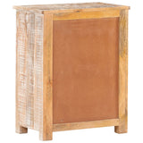 Sideboard 61X35X76 Cm Rough Acacia Wood