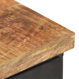 Bedside Cabinet 40X30X52 Cm Rough Mango Wood