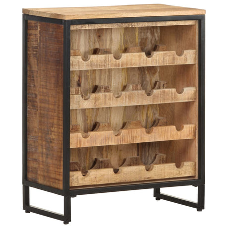 Wine Cabinet Rough Mango Wood