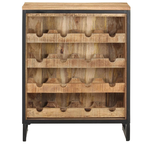 Wine Cabinet Rough Mango Wood