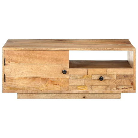 Coffee Table 90X50X35 Cm Solid Mango Wood