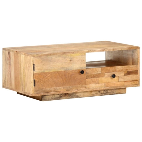 Coffee Table 90X50X35 Cm Solid Mango Wood