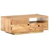Coffee Table 90X50X35 Cm Solid Mango Wood