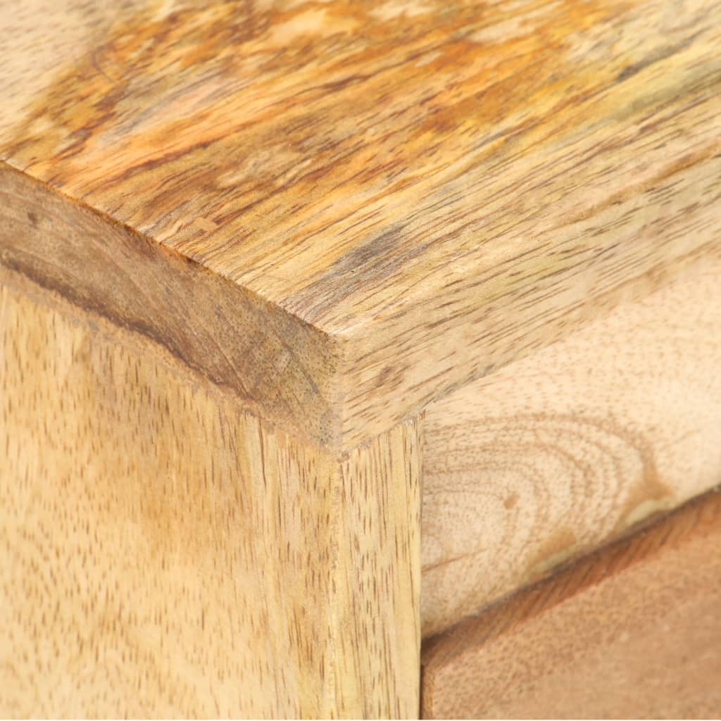 Bedside Cabinet 40X30X45 Cm Solid Mango Wood