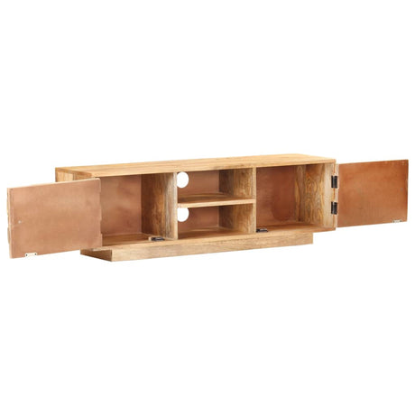 Tv Cabinet 116X30X35 Cm Solid Mango Wood