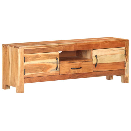 Tv Cabinet 116X30X40 Cm Solid Acacia Wood