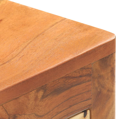 Tv Cabinet 116X30X40 Cm Solid Acacia Wood