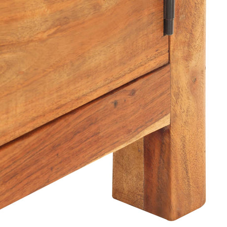 Tv Cabinet 116X30X40 Cm Solid Acacia Wood