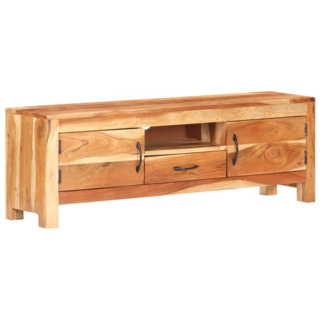 Tv Cabinet 116X30X40 Cm Solid Acacia Wood