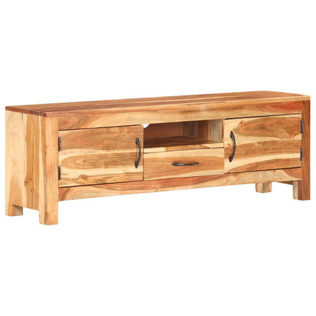 Tv Cabinet 116X30X40 Cm Solid Acacia Wood