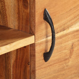 Sideboard 116X30X66 Cm Solid Acacia Wood