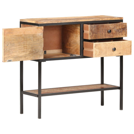 Sideboard 85X30X80 Cm Rough Mango Wood