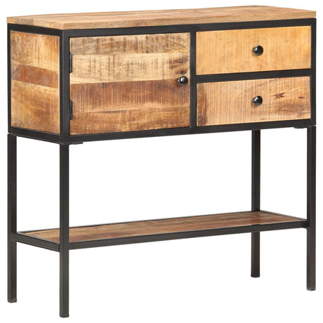 Sideboard 85X30X80 Cm Rough Mango Wood