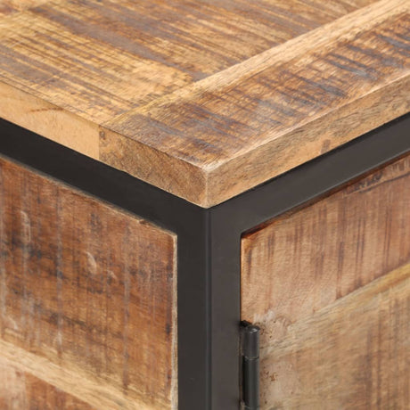 Sideboard 85X30X80 Cm Rough Mango Wood