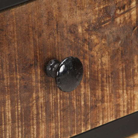 Sideboard 85X30X80 Cm Rough Mango Wood