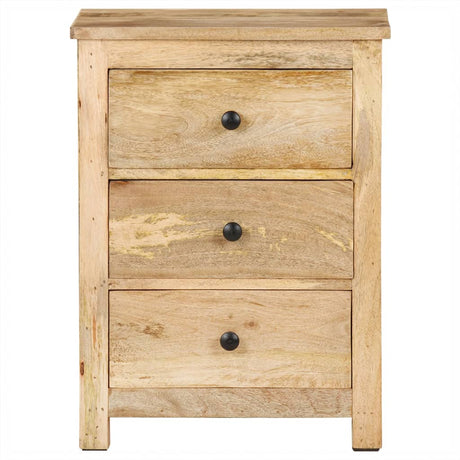 Bedside Cabinet 45X35X60 Cm Solid Mango Wood