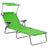 Sun Lounger With Canopy Steel