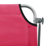 Sun Lounger With Canopy Steel