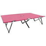 Two Person Folding Sun Lounger Steel