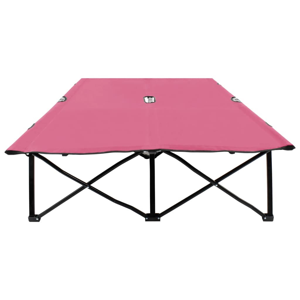 Two Person Folding Sun Lounger Steel