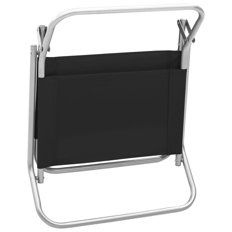 Folding Beach Chairs 2 Pcs Fabric