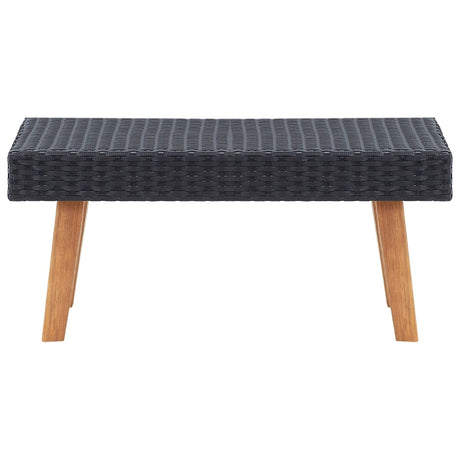Garden Coffee Table Poly Rattan