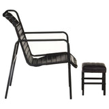 Relaxing Armchair With A Footrest Real Leather