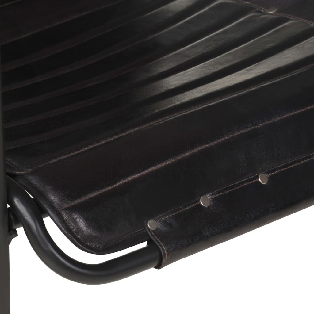 Relaxing Armchair With A Footrest Real Leather