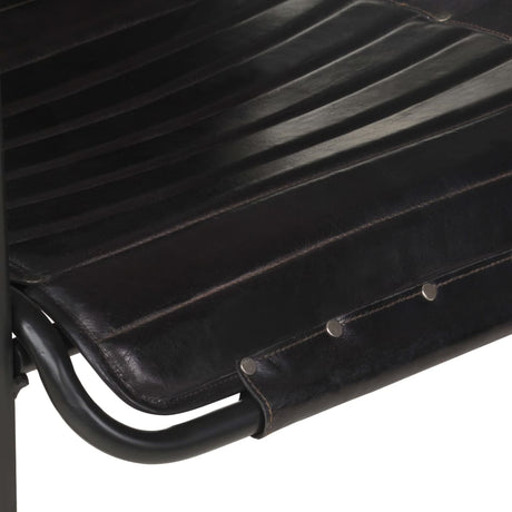 Relaxing Armchair With A Footrest Real Leather