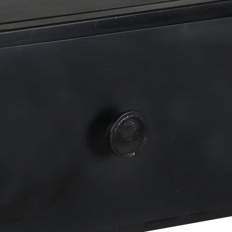 Book Cabinet 80X35X1 Rough Mango Wood & Iron