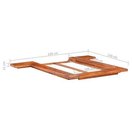 Japanese Futon Bed Frame Without Mattress Solid Wood