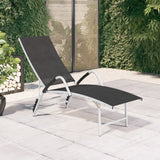 Sun Lounger Textilene And Aluminium