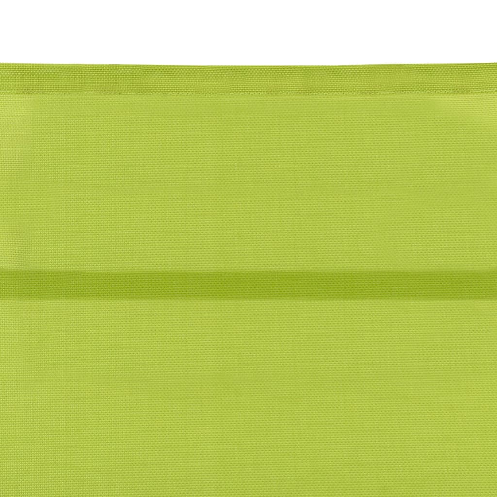 Sun Lounger Textilene and Aluminium Green