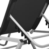 Sun Lounger Aluminium And Textilene