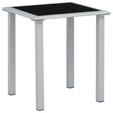 Sun Loungers 2 Pcs With Table Aluminium Cream