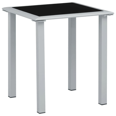 Sun Loungers 2 Pcs With Table Aluminium Cream
