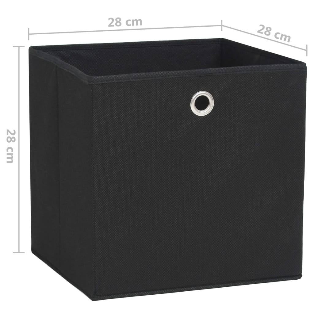 Storage Boxes 4 Pcs Non-Woven Fabric 28X28X28 Cm