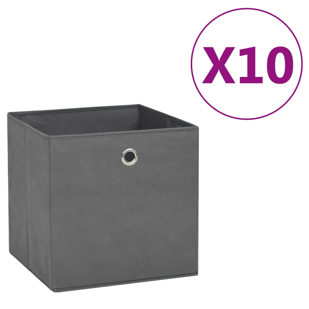 Storage Boxes 4 Pcs Non-Woven Fabric 28X28X28 Cm