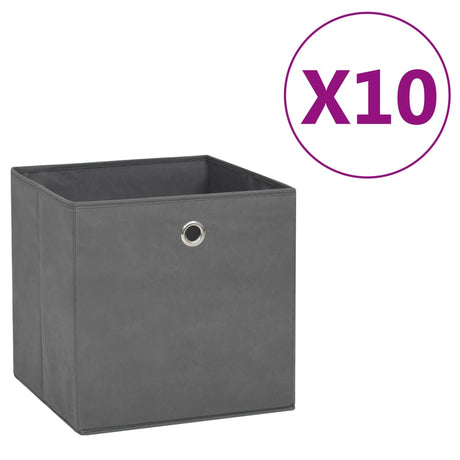Storage Boxes 4 Pcs Non-Woven Fabric 28X28X28 Cm