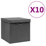 Storage Boxes 4 Pcs Non-Woven Fabric 28X28X28 Cm