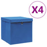 Storage Boxes 4 Pcs Non-Woven Fabric 28X28X28 Cm