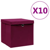 Storage Boxes 4 Pcs Non-Woven Fabric 28X28X28 Cm