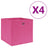 Storage Boxes 4 Pcs Non-Woven Fabric 28X28X28 Cm