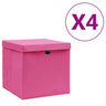 Storage Boxes 4 Pcs Non-Woven Fabric 28X28X28 Cm