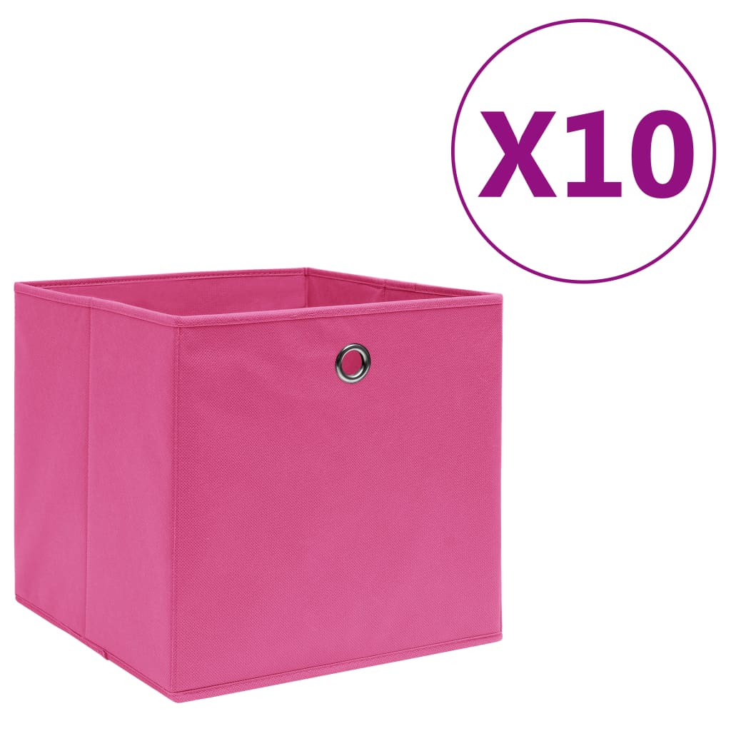 Storage Boxes 4 Pcs Non-Woven Fabric 28X28X28 Cm
