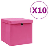 Storage Boxes 4 Pcs Non-Woven Fabric 28X28X28 Cm